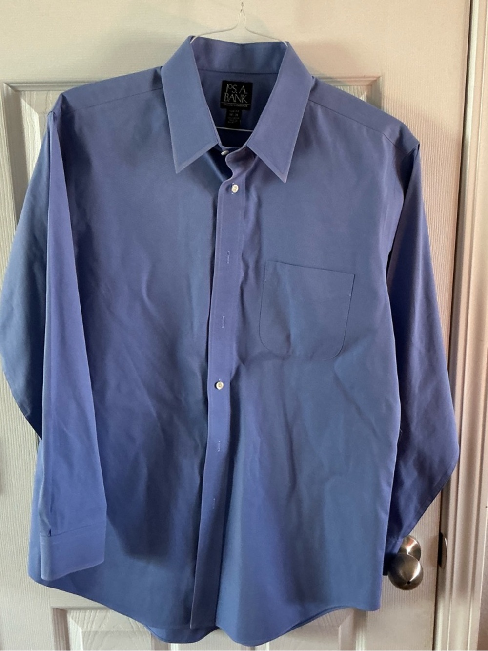 Jos. A. Bank Men's Blue Long-Sleeve Dress Shirt